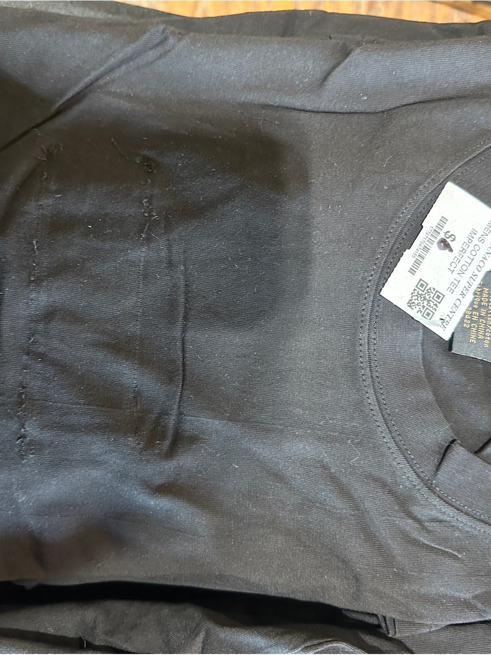 Black Crew Neck Tee